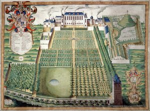 Jardin des Plantes, Parigi. 1636 da French School