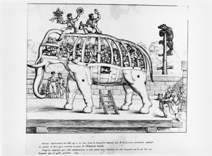 Jardin des Plantes a Parigi, 1819 da French School
