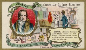 Jean-Antoine Chaptal, chimico francese da French School