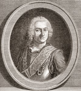 Jean-Baptiste François Desmarets, 1682-1762. Marchese di Maillebois. Maresciallo di Francia. Da Les Heures Libres pubblicato nel 1908 da French School