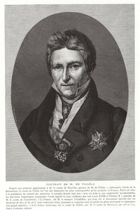 Jean-Baptiste de Villèle, statista francese da French School