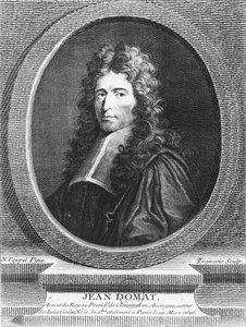 Jean Domat (incisione) da French School