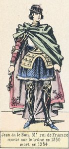 Giovanni detto il Buono, 51º re di Francia, salito al trono nel 1350, morto nel 1364 da French School