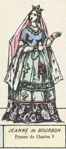 Giovanna di Borbone, Moglie di Carlo V da French School