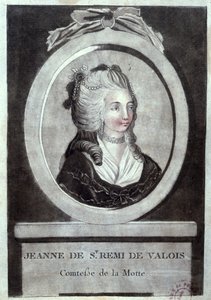 Jeanne de Valois-Saint-Remy (1756-91), Contessa de La Motte, c.1786 da French School