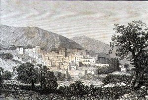 Gerusalemme negli anni 1860 (incisione) da French School