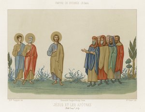 Gesù e gli apostoli da French School