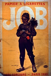 Carta da sigarette Job, 1895 da French School