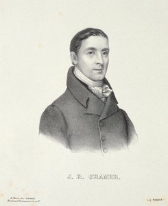 Johann Baptist Cramer (1771-1858) inciso da Magnier da French School