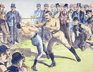 John L. Sullivan contro Charlie Mitchell il 10 marzo
