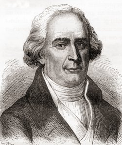 Joseph-Michel Montgolfier, da Les Merveilles de la Science, pubblicato c.1870 (incisione)