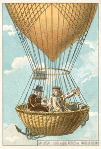 Joseph Louis Gay-Lussac e Jean-Baptiste Biot in mongolfiera a un