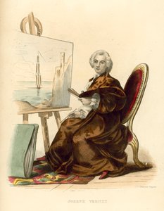 Joseph Vernet (incisione colorata) da French School