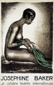 Joséphine Baker: la famosa star internazionale. sd.