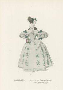 Journal des Gens du Monde, Parigi, febbraio 1834 da French School