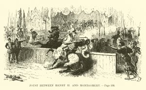Giostra tra Enrico II e Montgomery da French School