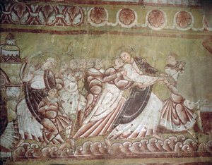 Giuda bacia Cristo (dettaglio) da French School