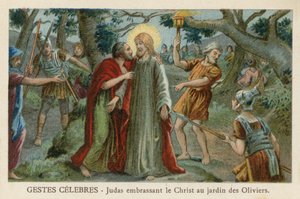 Giuda bacia Cristo nel Giardino del Getsemani
