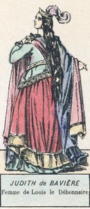 Giuditta di Baviera, moglie di Ludovico il Pio da French School