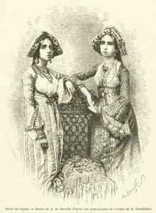 Ebrei di Ceylon (incisione) da French School