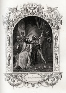 Giulio III (Giulio) (papa dal 1550 al 1555) e il giovane Bertuccino, lo spettacolo delle scimmie. Incisione per illustrare Histoire des popes di Maurice Lachatre (1814-1900), libreria del progresso, Parigi da French School