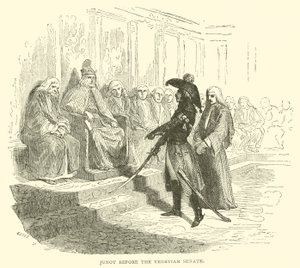 Junot davanti al senato veneziano