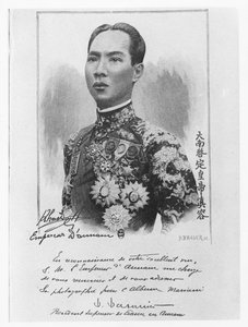 Khai Dinh (litografia) da French School