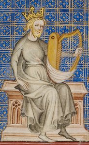 Re Davide dalla Bibbia Historiale, c.1360-70