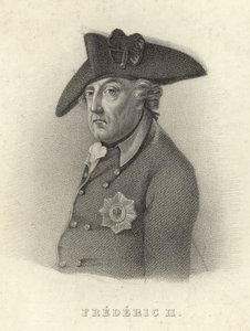 Re Federico II di Prussia da French School
