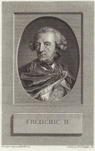 Re Federico II di Prussia da French School