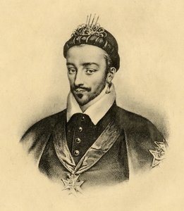 Re Enrico III (1551-89) di Francia