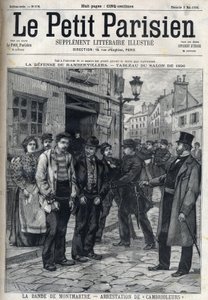 La Banda di Montmartre: La polizia arresta i ladri a Parigi, in "Le Petit Parisien". da French School
