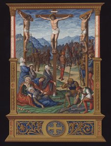 La Calvaire, manoscritto francese della fine del XV secolo da French School