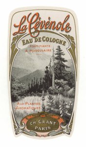 Etichetta La Cevenole, Eau De Cologne da French School