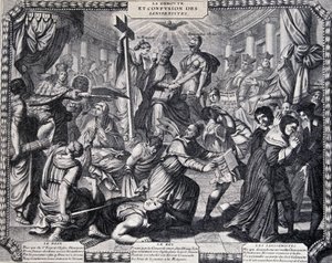 La Déroute des Jansenistes - almanacco satirico pubblicato dai Gesuiti da French School