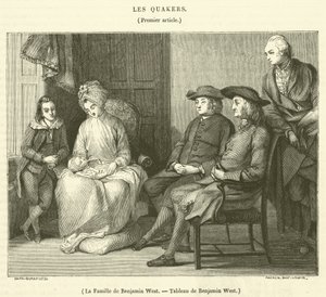 La Famiglia di Benjamin West da French School