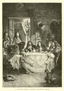 La Fontaine, Boileau, Molière e Racine da French School