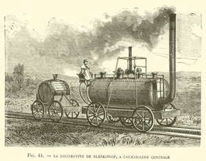 La Locomotiva di Blenkinsop, a Cremagliera Centrale da French School