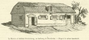 La casa dove abitava Swedenborg, nel sobborgo di Stoccolma