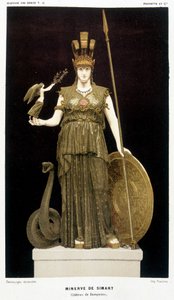 La Minerva di Simart - in "Storia dei Greci" di Victor Duruy 1887