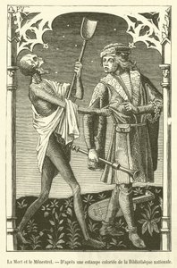 La Morte e il Menestrello da French School