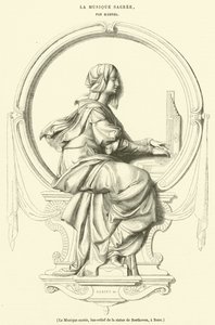 La Musica sacra, bassorilievo della statua di Beethoven, a Bonn da French School