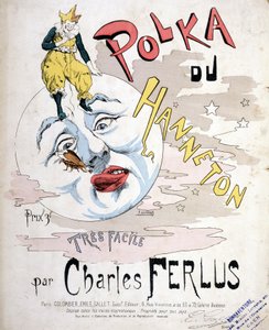 La Polka del Maggiolino, di Charles Ferlus - copertina di spartito, fine XIX secolo