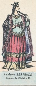 La Regina Bertrude, moglie di Clotario II da French School
