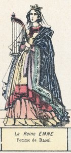 La regina Emne, moglie di Raoul da French School