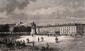 La Roche-sur-Yon - Paesi della Loira - piazza Napoleone da French School