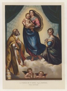 La Vergine di San Sisto, secondo Raffaello, Museo di Dresda