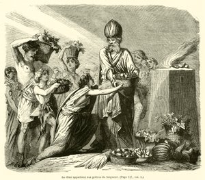 La decima appartiene ai sacerdoti del Signore da French School