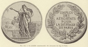 La medaglia commemorativa degli aeronauti dell