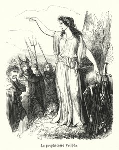 La profetessa Velleda (incisione)